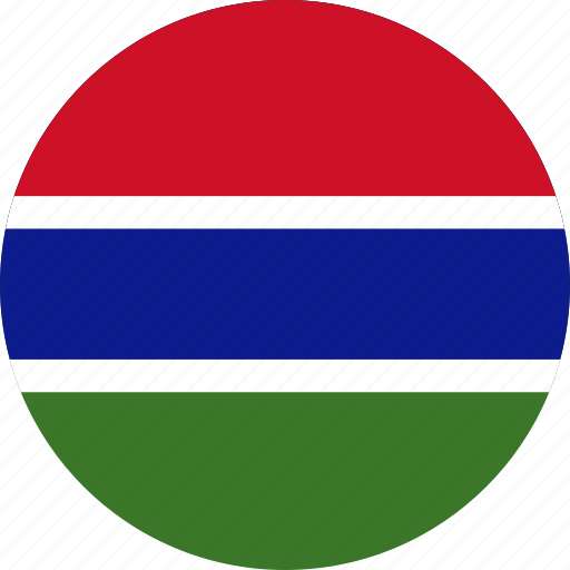 Gambia Flag PNG Clipart