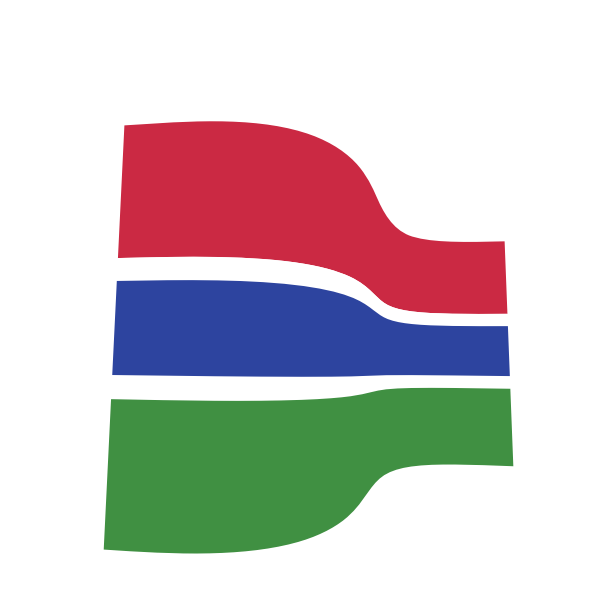 Gambia Flag PNG Isolated Photo