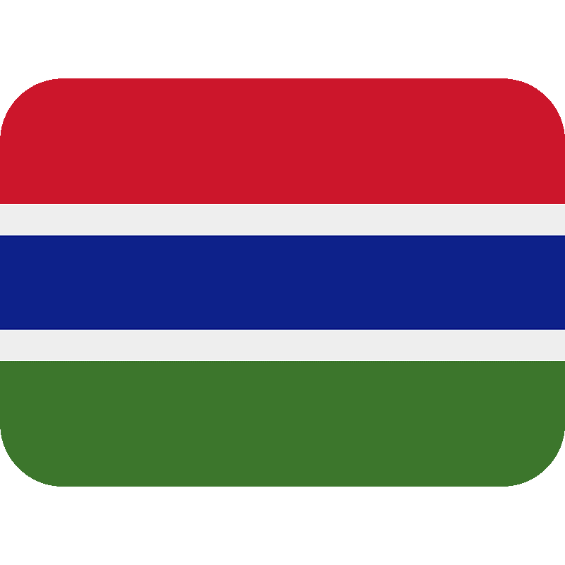Gambia Flag PNG Isolated Pic