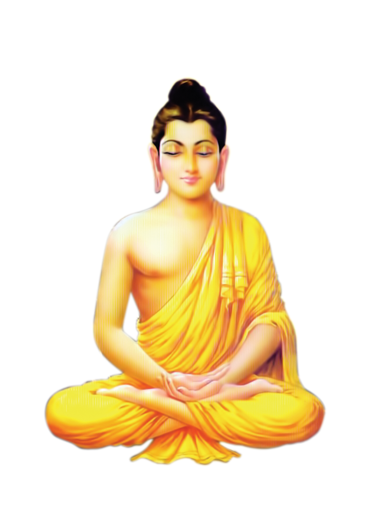 Gautama Buddha PNG Background Isolated Image