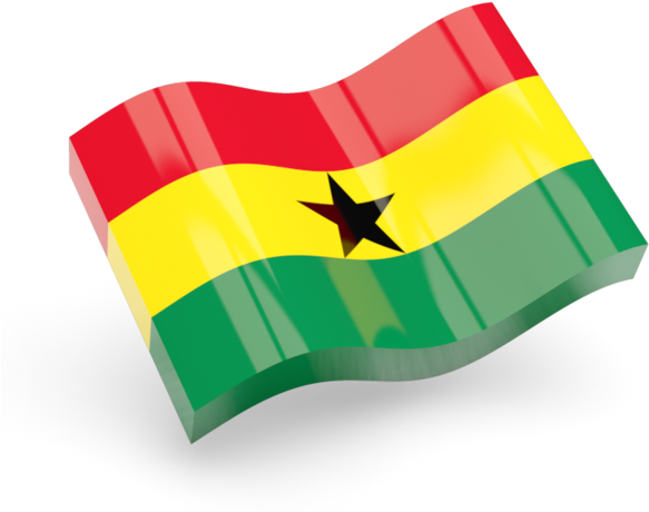 Ghana Flag PNG Isolated File