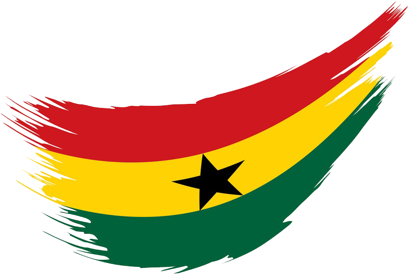 Ghana Flag PNG Isolated Image
