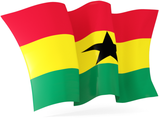 Ghana Flag PNG Isolated Pic