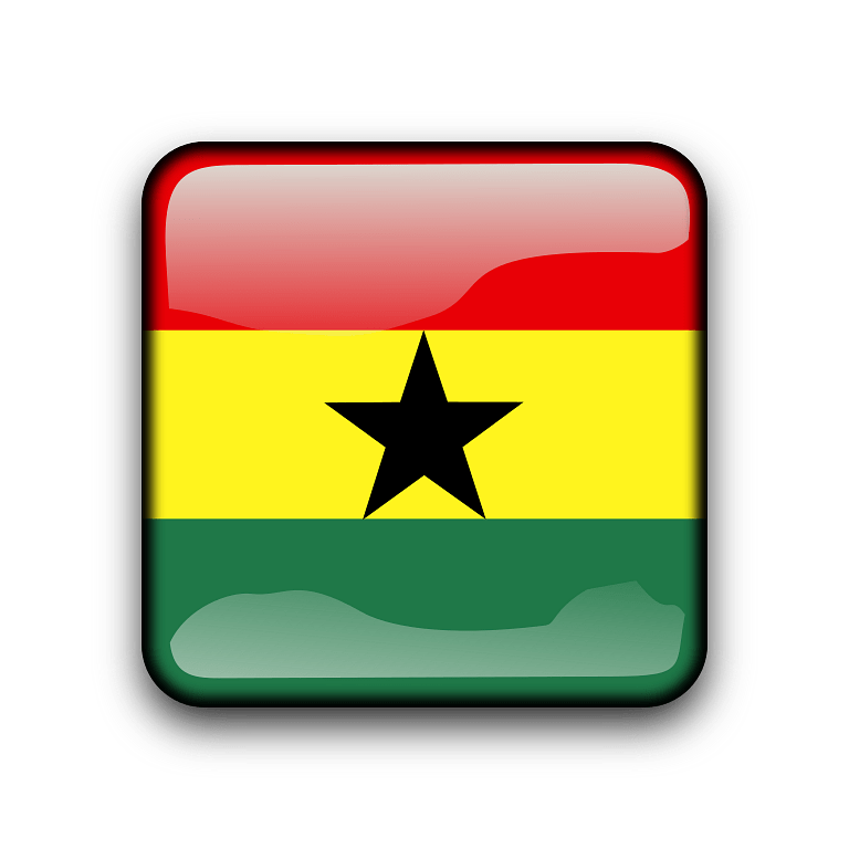 Ghana Flag PNG Photo