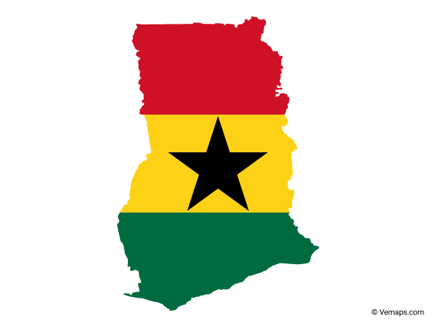 Ghana Flag PNG Photos