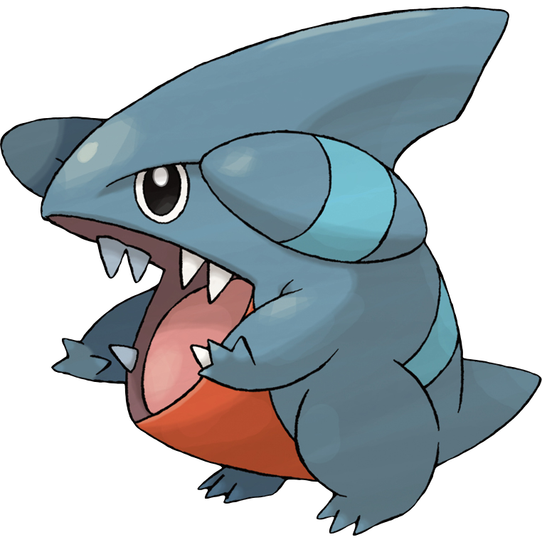 Gible Pokemon PNG Isolated File