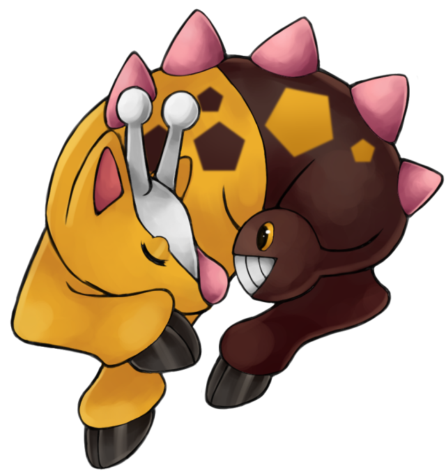 Girafarig Pokemon PNG Background Image