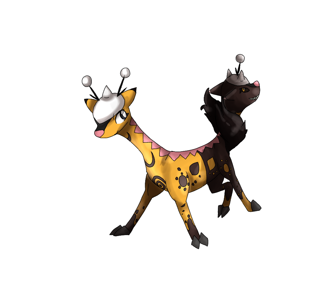 Girafarig Pokemon PNG File