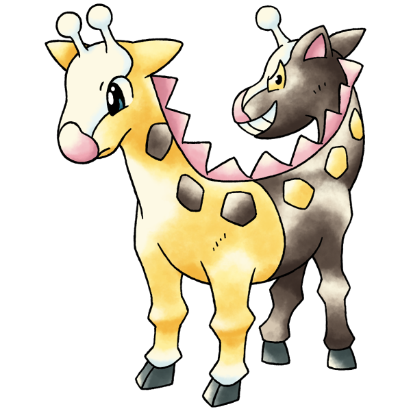 Girafarig Pokemon PNG Image