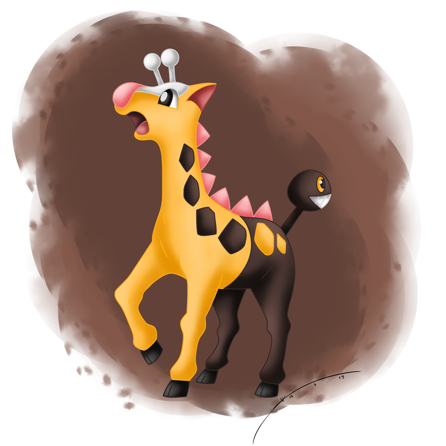 Girafarig Pokemon Transparent PNG