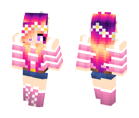 Girl Minecraft Skins PNG Isolated HD