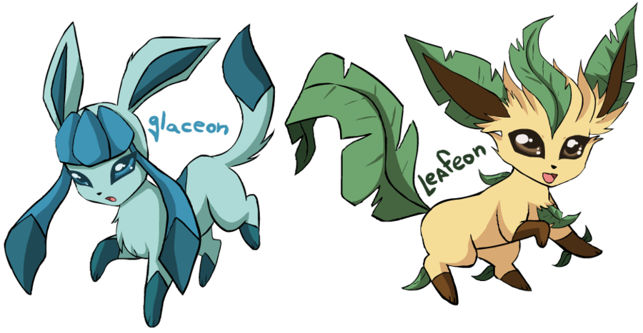 Glaceon Pokemon PNG Image