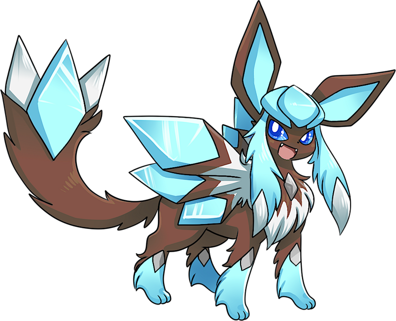 Glaceon Pokemon PNG Isolated File