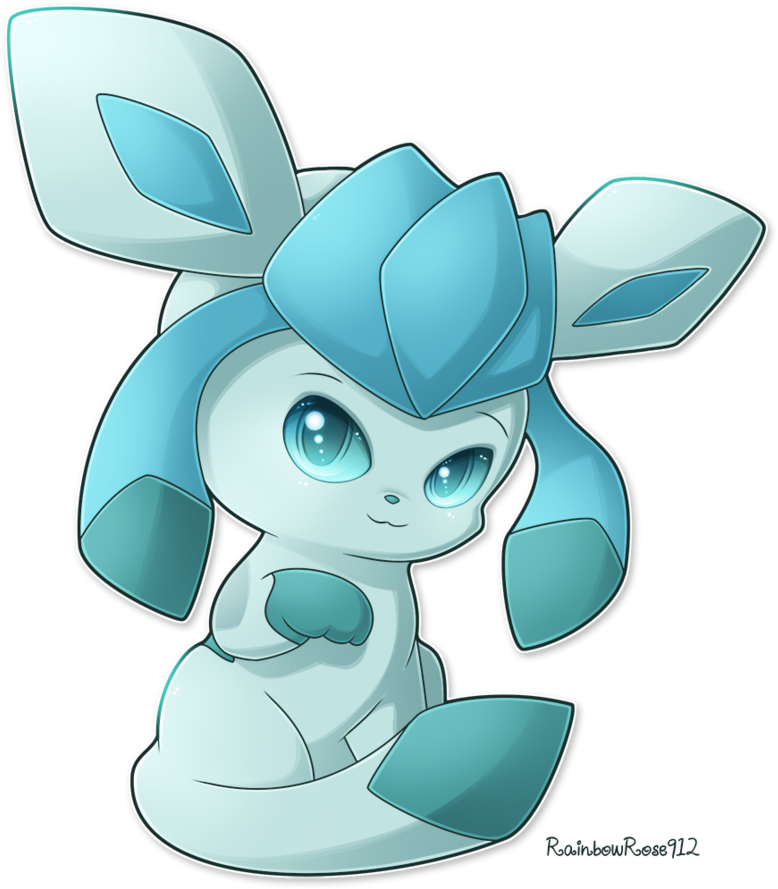 Glaceon Pokemon PNG Pic