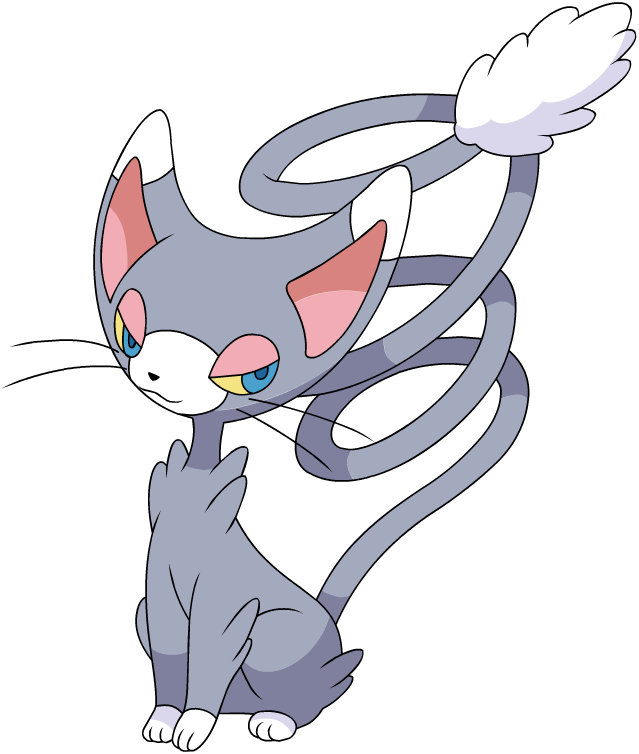 Glameow Pokemon PNG Isolated File