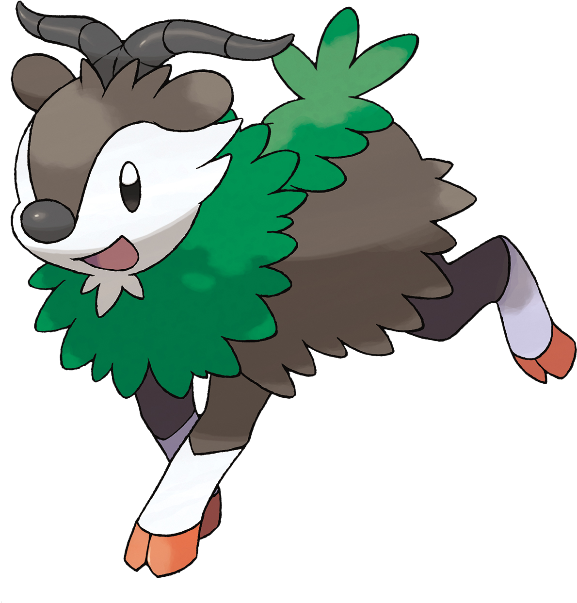 Gogoat Pokemon PNG Isolated Clipart