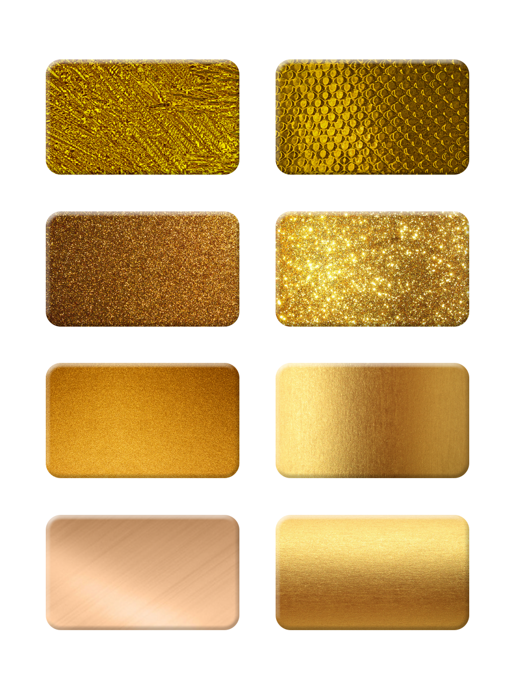 Golden Decoration PNG File