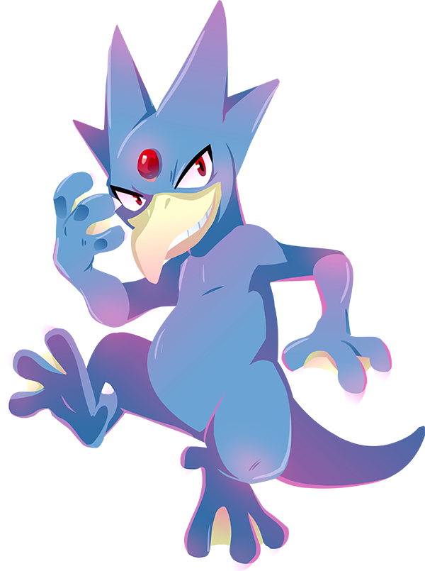 Golduck Pokemon PNG Isolated Photos