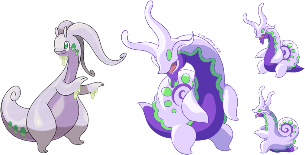 Goodra Pokemon PNG Isolated Free Download