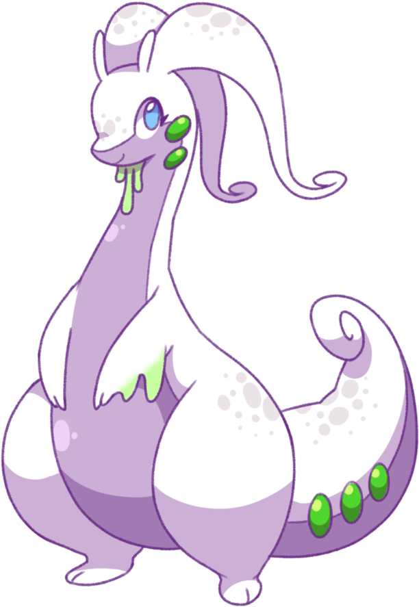 Goodra Pokemon PNG Isolated Picture
