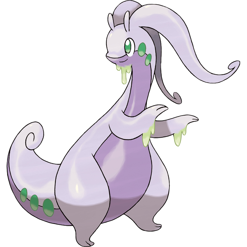 Goodra Pokemon PNG Isolated Transparent