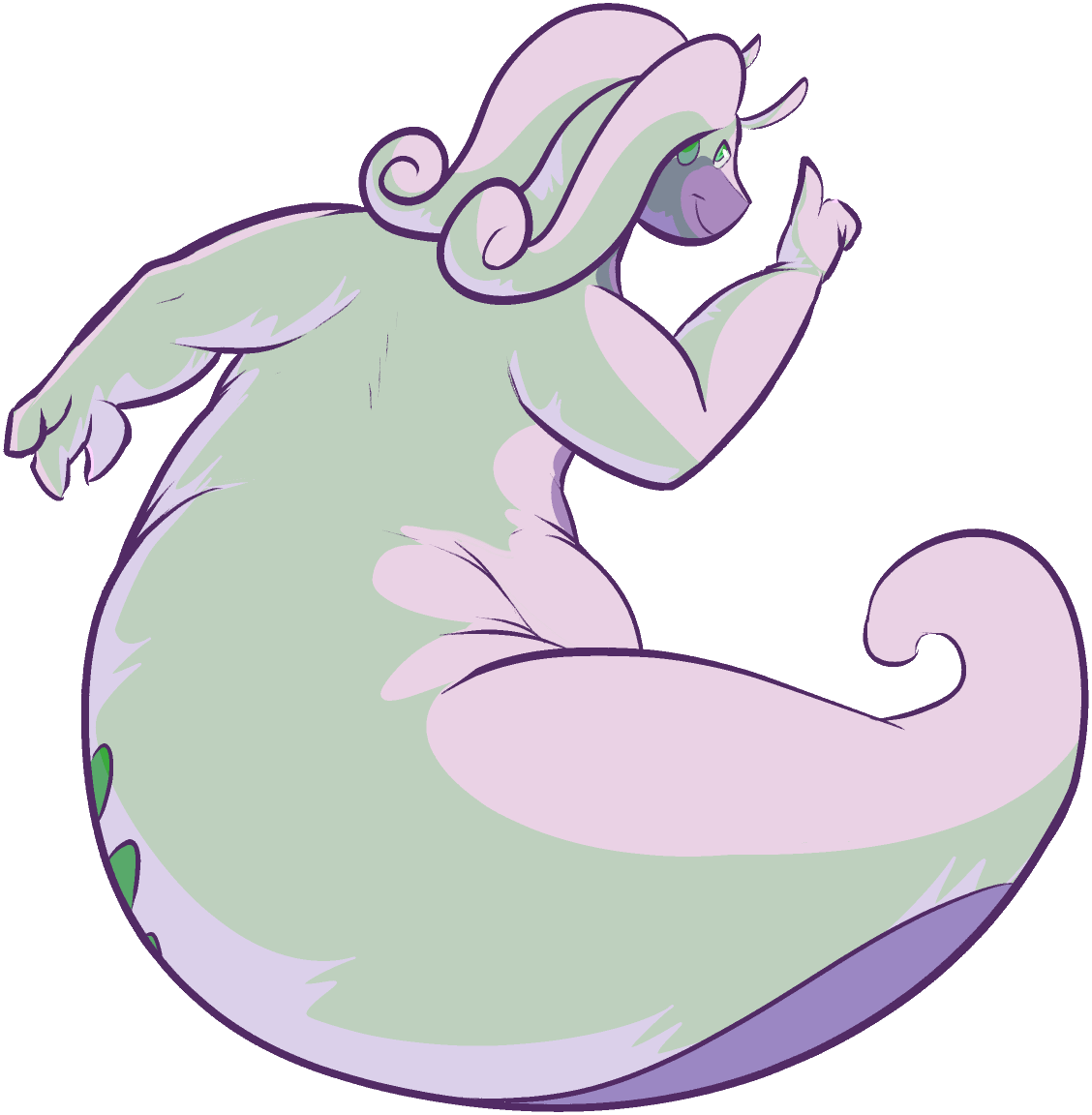 Goodra Pokemon Transparent Isolated PNG
