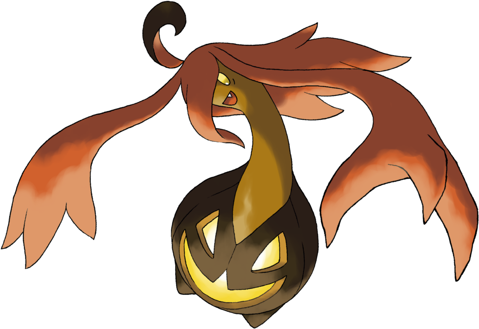 Gourgeist Pokemon PNG Isolated Clipart