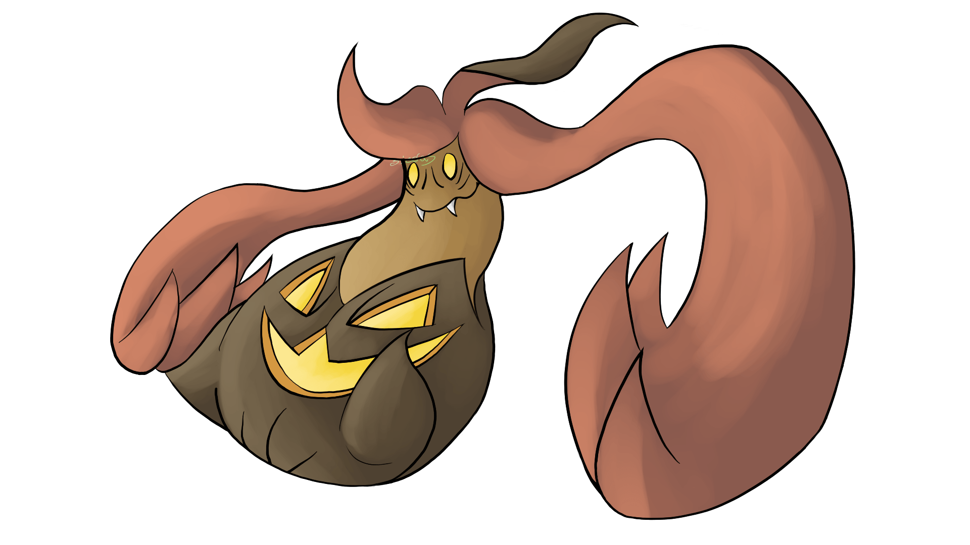 Gourgeist Pokemon PNG Isolated HD