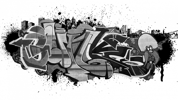 Graffiti Art PNG Isolated File