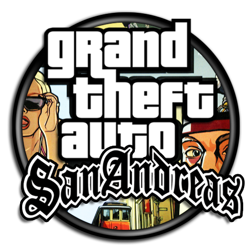 Grand Theft Auto San Andreas Logo PNG Isolated HD