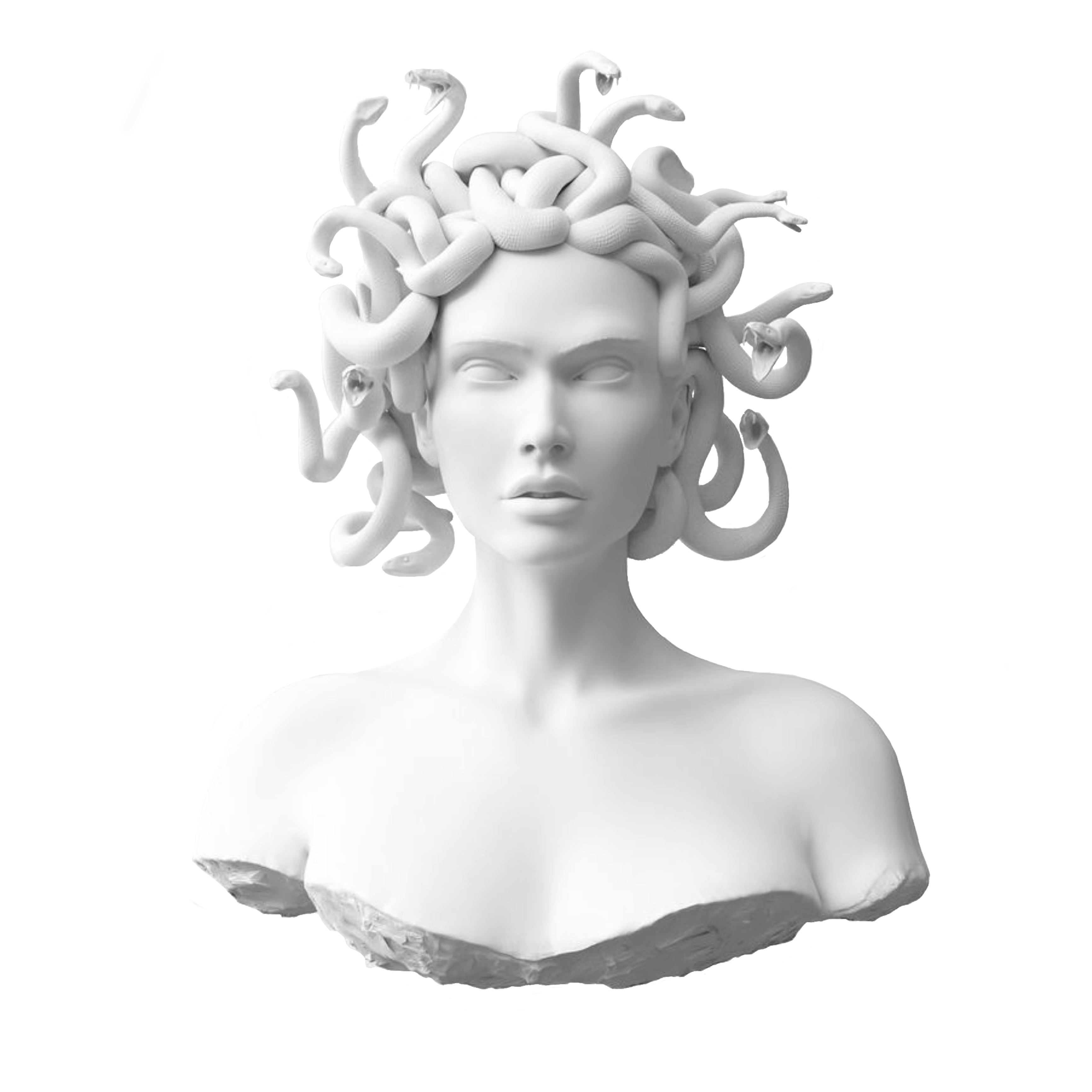 Greek Sculpture Art PNG Isolated File