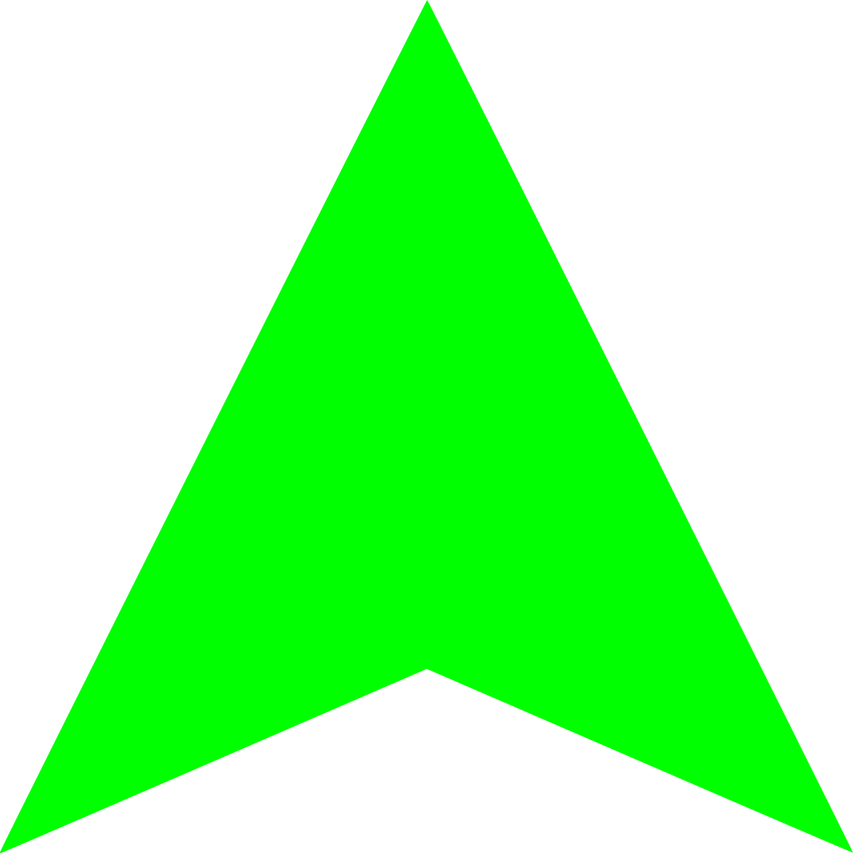 Green Arrow PNG Isolated HD