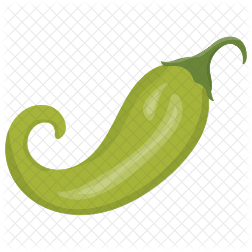 Green chili PNG Pic
