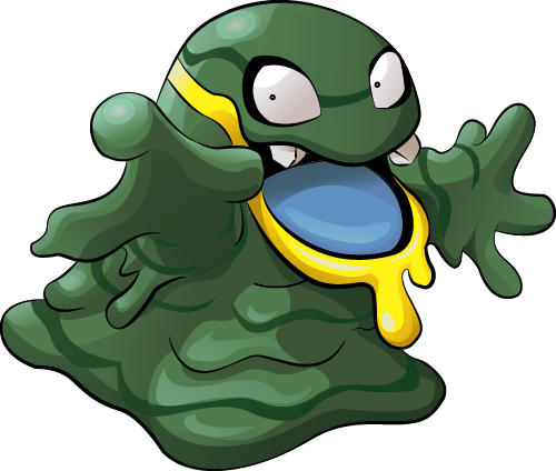 Grimer Pokemon PNG Isolated Clipart