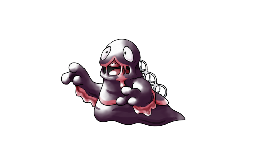 Grimer Pokemon PNG Isolated Picture