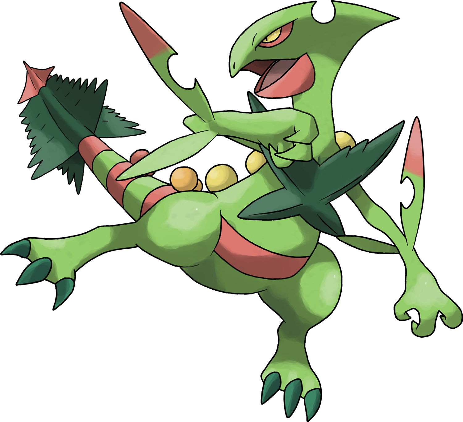 Grovyle Pokemon PNG Isolated Clipart