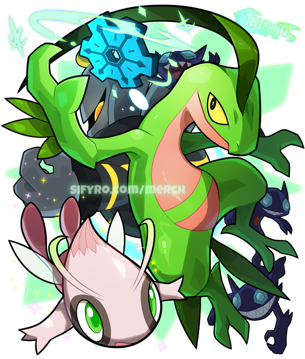 Grovyle Pokemon PNG Isolated File
