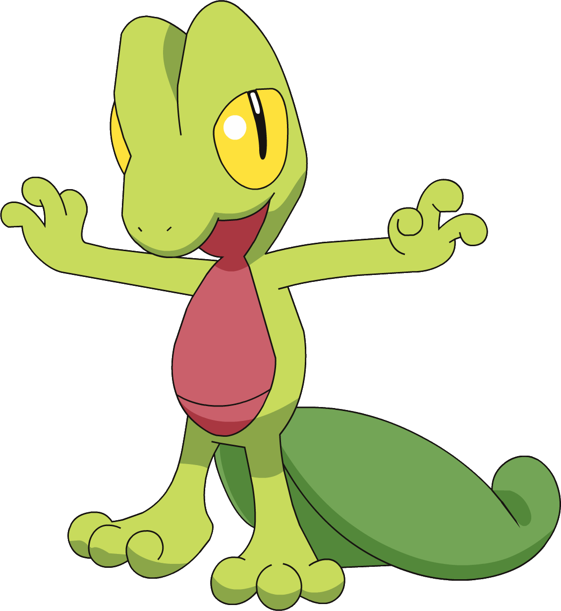 Grovyle Pokemon PNG Isolated HD