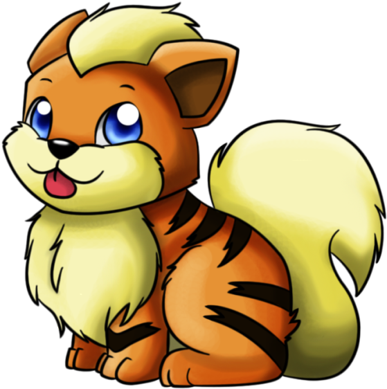 Growlithe Pokemon PNG Isolated HD Pictures