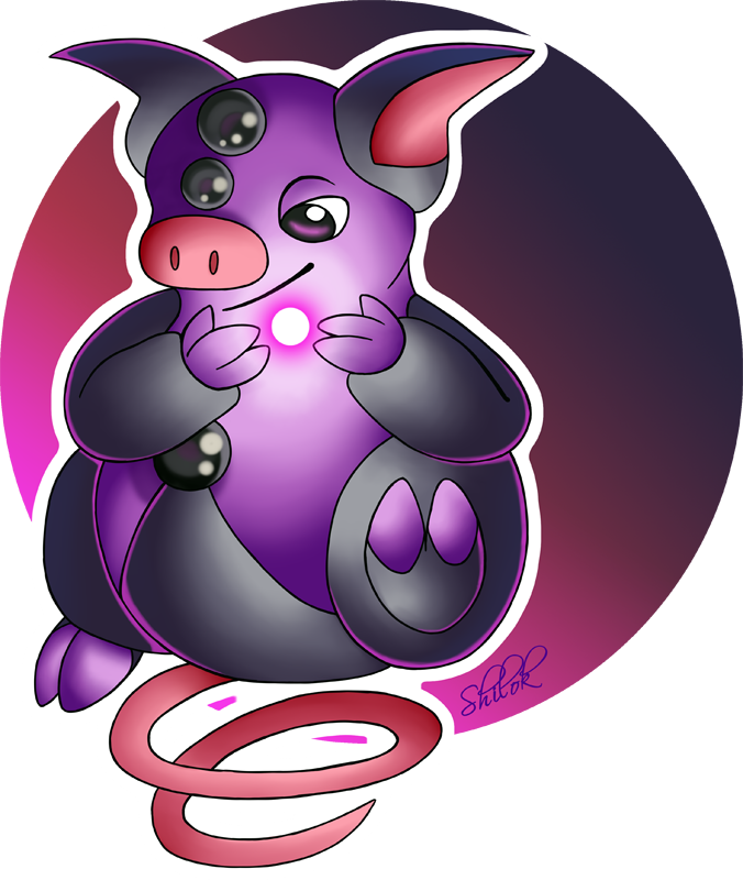 Grumpig Pokemon PNG Isolated Photos