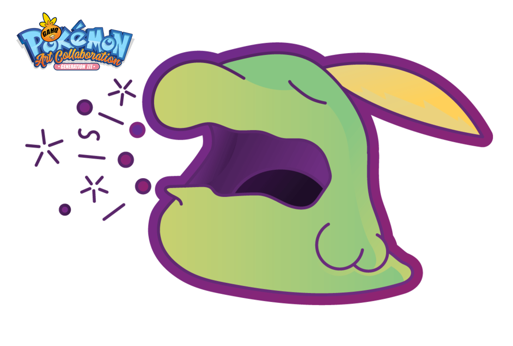 Gulpin Pokemon PNG Isolated Pic
