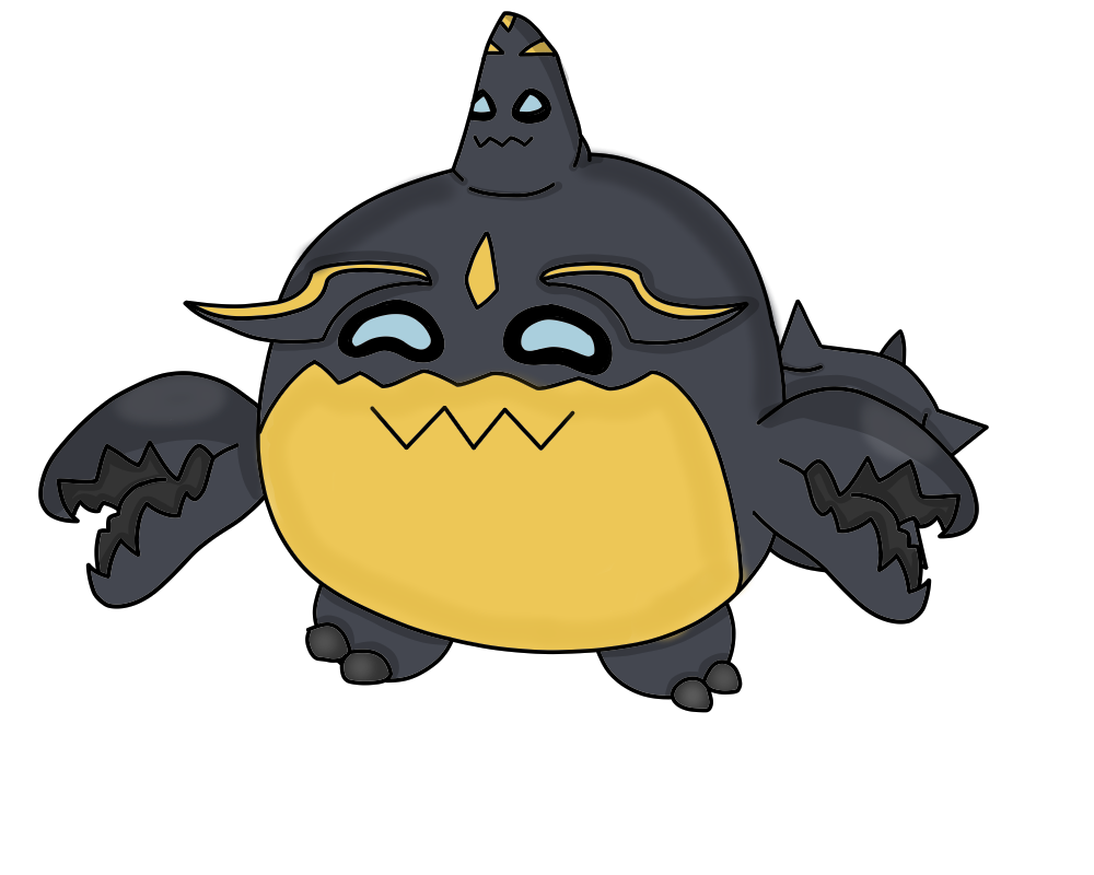 Guzzlord Pokemon PNG Isolated File