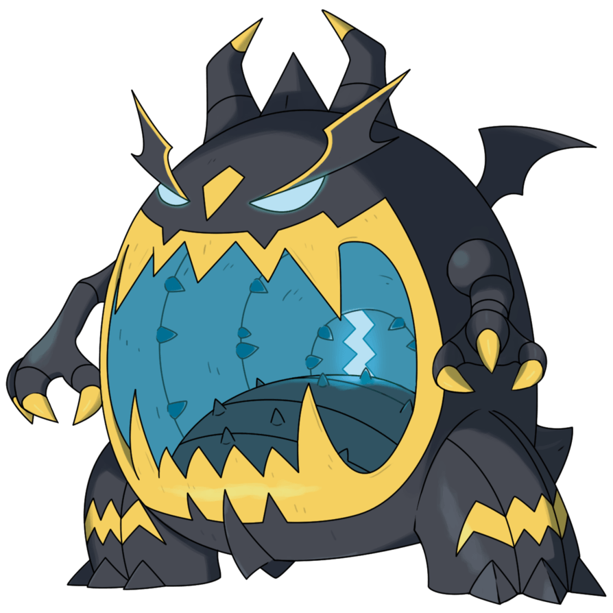 Guzzlord Pokemon PNG Isolated Pic