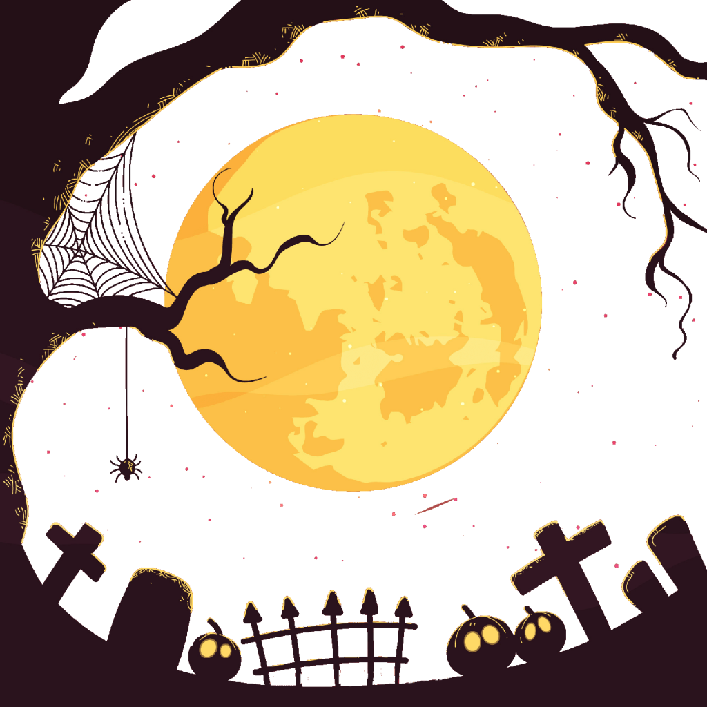 Halloween Background PNG Isolated Image