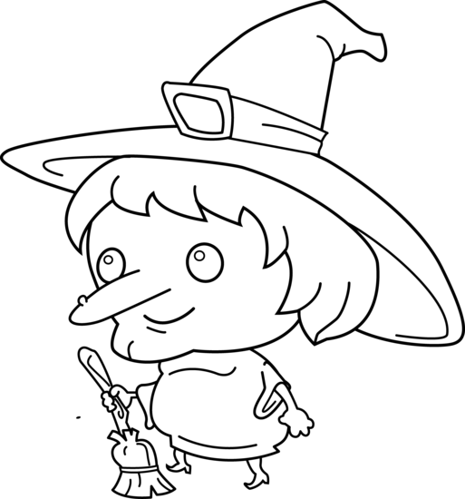 Halloween Coloring Pages PNG Photos