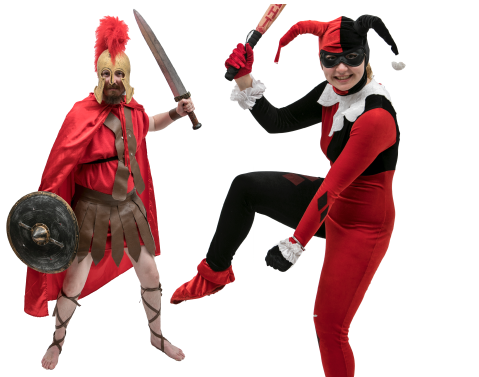 Halloween Costumes Duo PNG Picture
