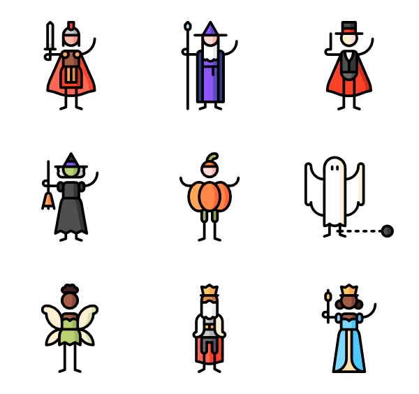 Halloween Costumes Etsy PNG