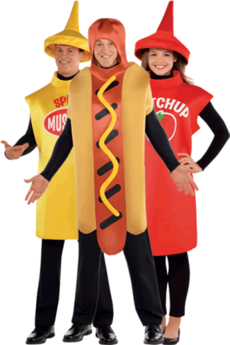 Halloween Costumes Group PNG