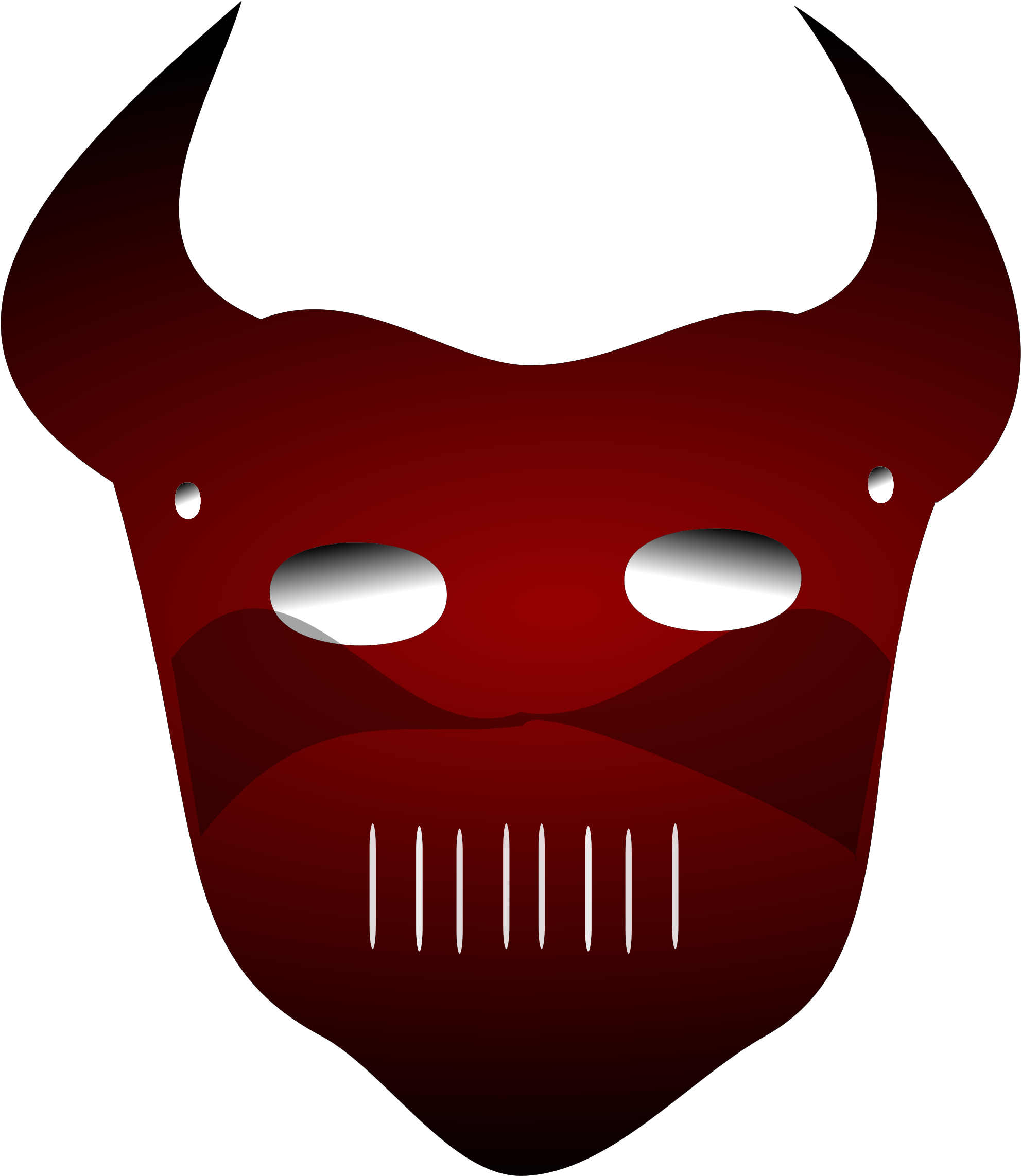 Halloween Face Mask PNG Isolated Image
