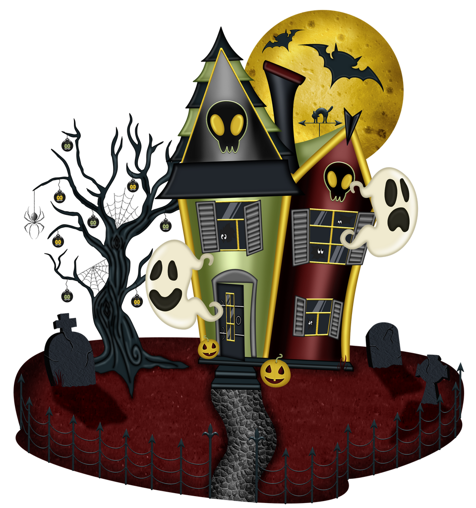 Halloween Gingerbread House PNG Free Download